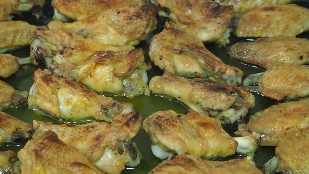 Baked chicken wings