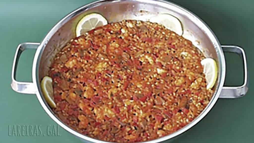 Arroz con cigalitas