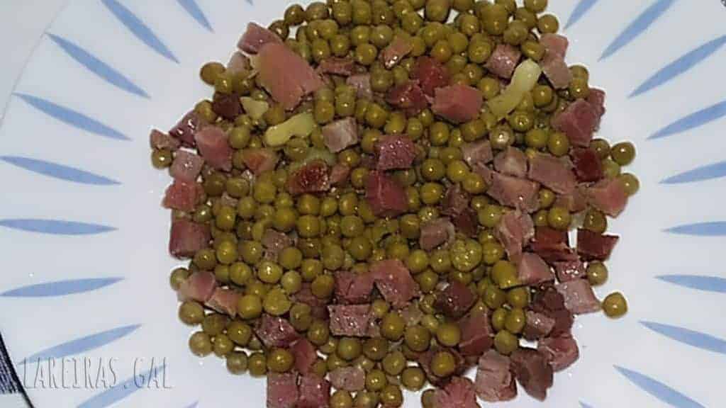 Guisantes con jamón