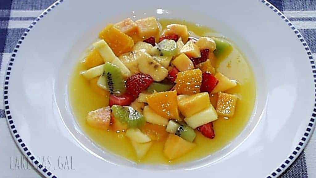Macedonia de frutas