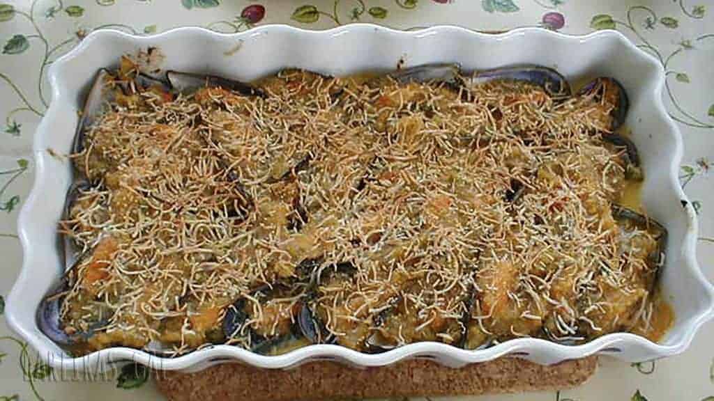 Mejillones gratinados