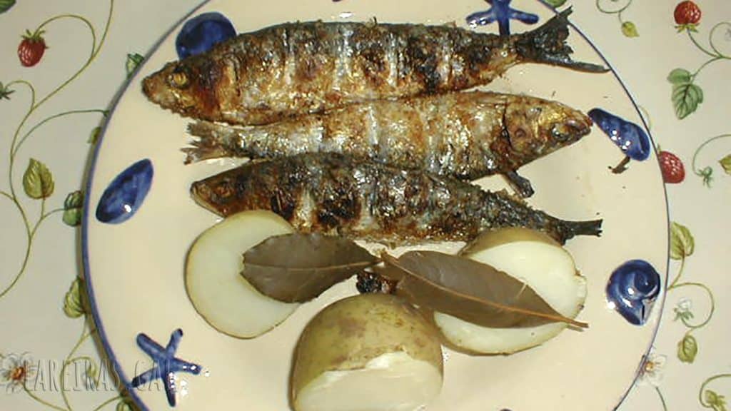 Sardinas asadas con cachelos