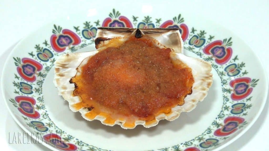 Vieiras al horno a la gallega
